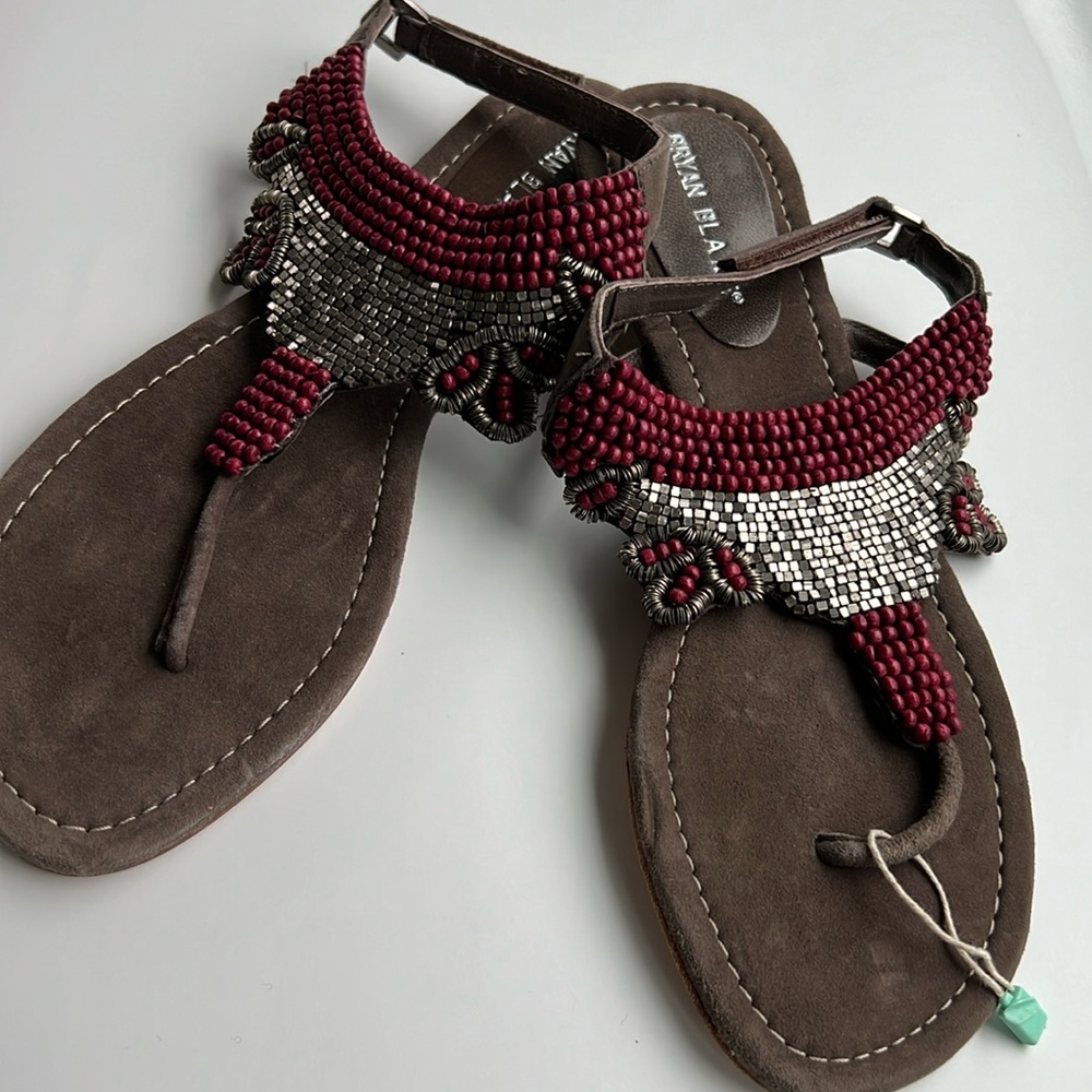 NEW Bryan Blake Leather Sandals